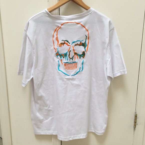 New White Skull Tee - Picture 2 of 3